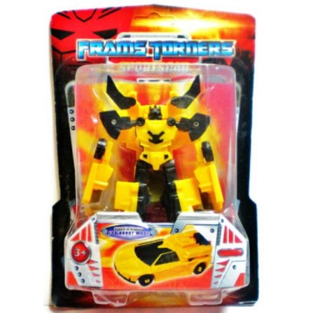 TRANSFORMER THE ROBOT TOY CHANGES FROM ROBOT TO SPORTS RACING CAR KID GIFT